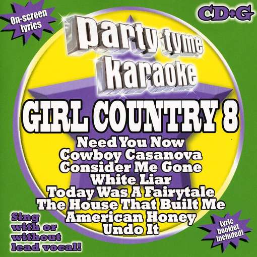 Cover for Party Tyme Karaoke: Girl Country 8 / Various · Partry Time Karaoke: Girl Country 8 (CD) (2010)