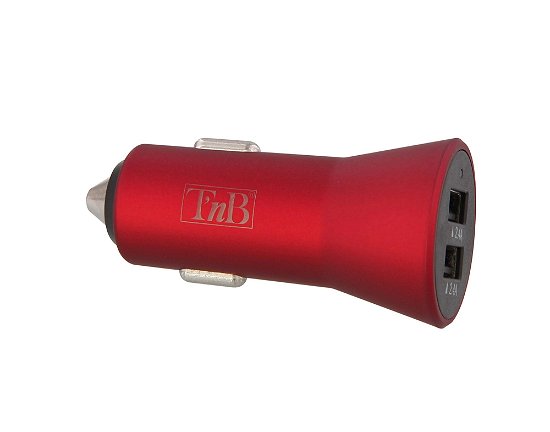 Cover for TnB SA France · RACE - 4.8A Cigar lighter charger - 2 USB port - Red (ACCESSORY)