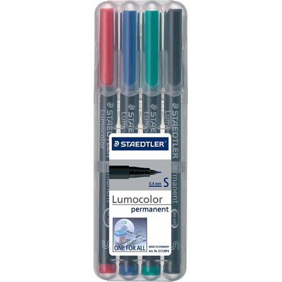 Cover for Staedtler · Universal Pen Lumocolor Perm S 4pcs (Merchandise) (MERCH) (2017)