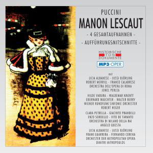 Manon Lescaut-mp3 Oper - Puccini G. - Musikk - CANTUS LINE - 4032250114431 - 6. januar 2020
