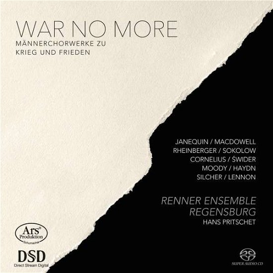 Cover for Renner Ensemble Regensburg / Pritschet · War No More - Til minde om de døde i 1. verdenskrig (SACD) (2018)