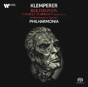 Cover for Otto Klemperer &amp; Philharmonia Orchestra · Beethoven: Choral Symphony Studio &amp; Live / Incidental Music To Egmont (CD) (2025)