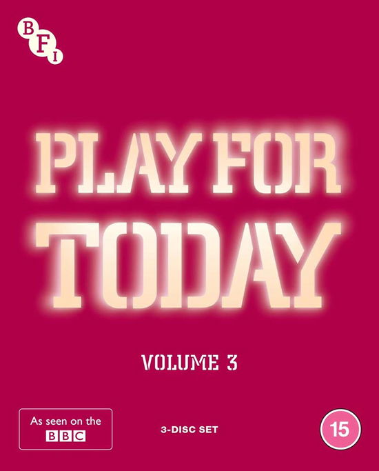 Cover for Play for Today Volume 3 Bluray · Play for Today Volume 3 (Blu-Ray) (2022)