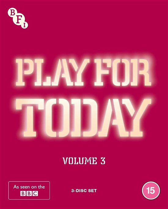 Cover for Play for Today Volume 3 Bluray · Play for Today Volume 3 (Blu-ray) (2022)