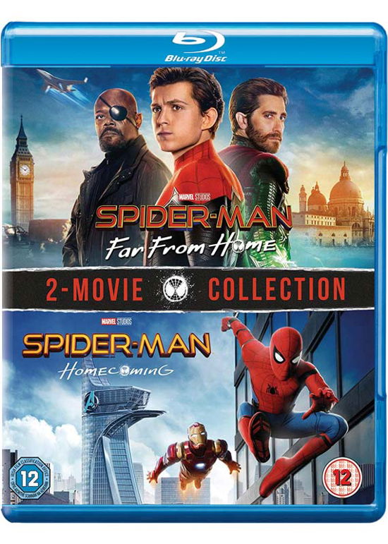 Cover for SpiderMan Homecoming  Far from Home · Spider-Man - Homecoming / Far From Home (Blu-Ray) (2019)