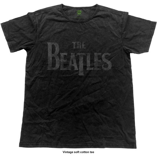 The Beatles Unisex Vintage T-Shirt: Logo - The Beatles - Fanituote - Apple Corps - Apparel - 5055979992431 - 