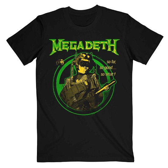 Megadeth Unisex T-Shirt: SFSGSW Hi-Contrast - Megadeth - Mercancía -  - 5056561066431 - 