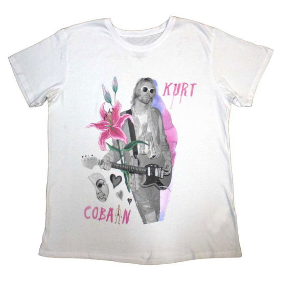 Kurt Cobain Unisex T-Shirt: Flower - Kurt Cobain - Merchandise -  - 5056737245431 - 