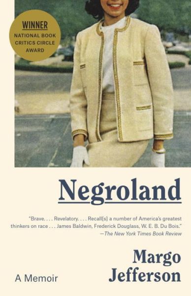 Cover for Margo Jefferson · Negroland A Memoir (Paperback Book) (2016)