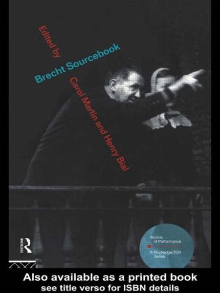 Cover for Carol Martin · Brecht Sourcebook - Worlds of Performance (Paperback Book) (1999)