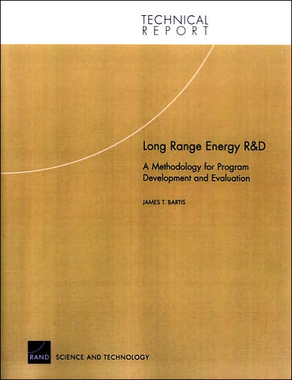 Cover for James T. Bartis · Long-range Energy Research and Development: A Methodology for Program Development and Evaluation (Paperback Book) (2004)