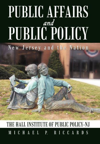 Cover for Michael P. Riccards · Public Affairs and Public Policy: New Jersey and the Nation (Gebundenes Buch) (2012)