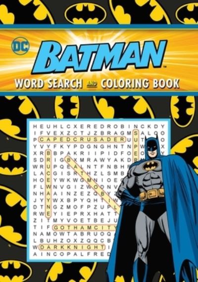 Cover for Editors Of Thunder Bay Press · Batman: Word Search &amp; Coloring Book (Pocketbok) (2022)