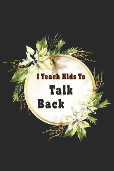 Cover for Bouchama Pathologist · I Teach Kids To Talk Back (Paperback Book) (2020)