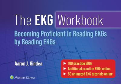 Cover for Gindea, Aaron J., M.D. · The EKG Workbook: Becoming Proficient in Reading EKGs by Reading EKGs (Pocketbok) (2023)