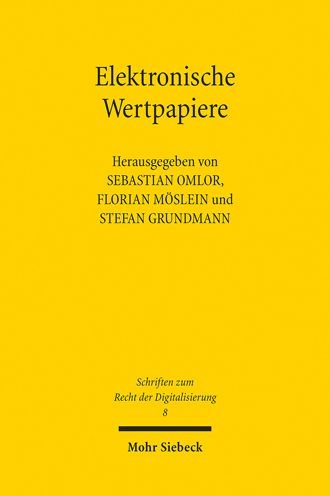 Cover for Sebastian Omlor · Elektronische Wertpapiere (Pocketbok) (2021)