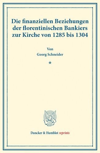 Cover for Schneider · Die finanziellen Beziehungen (Bog) (2017)