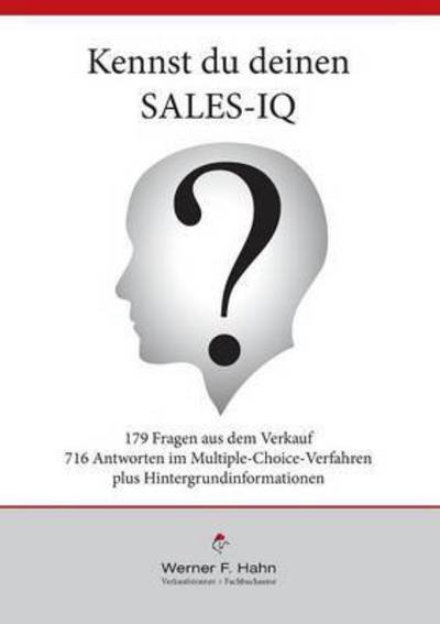 Cover for Hahn · Kennst du deinen SALES-IQ? (Book) (2017)