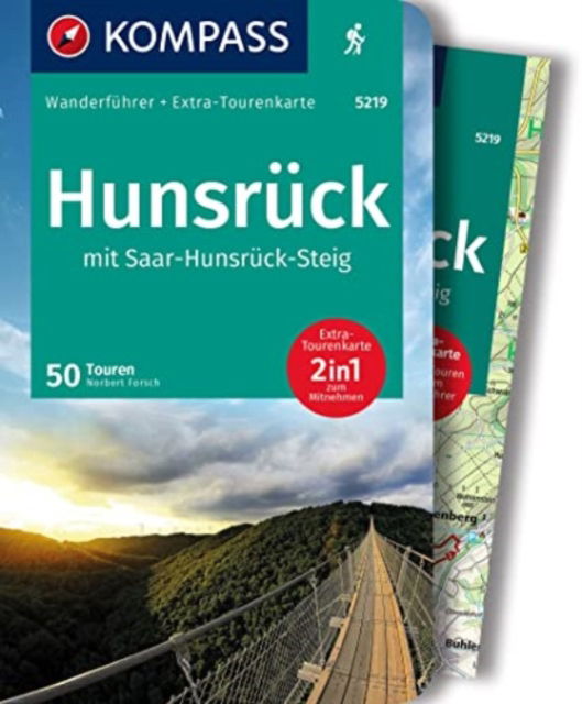 Cover for Norbert Forsch · KOMPASS Wanderführer Hunsrück mit Saar-Hunsrück-Steig, 50 Touren (Book) (2022)