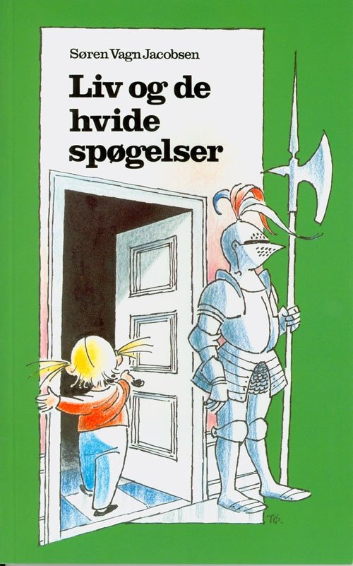 Cover for Søren Vagn Jacobsen · Dingo. Grøn* Primært for 1.-2. skoleår: Liv og de hvide spøgelser (Sewn Spine Book) [1. Painos] (1999)
