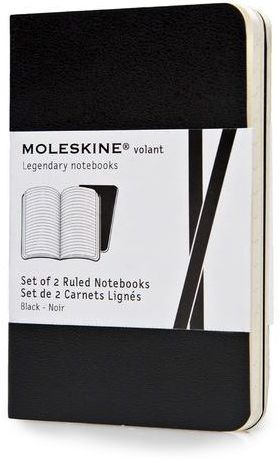 Cover for Moleskine · Moleskine Volant Extra Small Ruled Black 2-set - Moleskine Volant (Book pack) [Black edition] (2013)