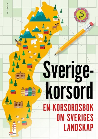 Cover for Sten Johnson · Sverigekorsord : en korsordsbok om Sveriges landskap (Book) (2019)