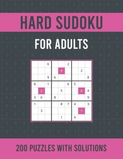 Hard Sudoku For Adults - Asamsudo Press Publication - Bücher - Independently Published - 9798513273431 - 1. Juni 2021