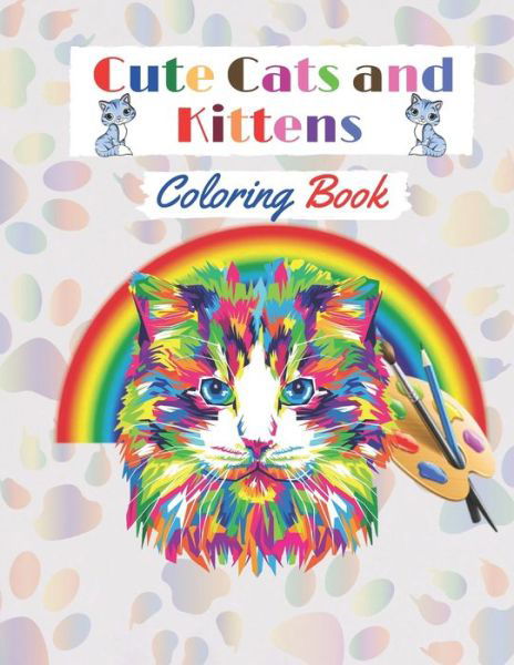 Cover for Inc Fancy Publish · Cute Cats and Kittens Coloring book (Pocketbok) (2020)