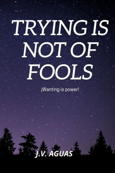 Cover for J V Aguas · Trying is not of Fools (Pocketbok) (2020)