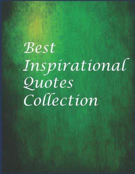 Cover for Rynold Jasmin · Best Inspirational Quotes Collection (Pocketbok) (2020)