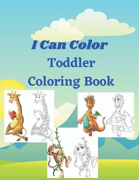 Cover for Aicha Publiching · I Can Color Toddler Coloring Book (Paperback Bog) (2021)