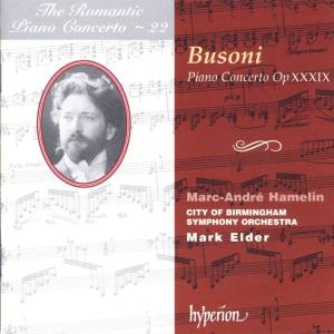 Busonipiano Concerto - Hamelincbsoelder - Musiikki - HYPERION - 0034571171432 - maanantai 25. lokakuuta 1999