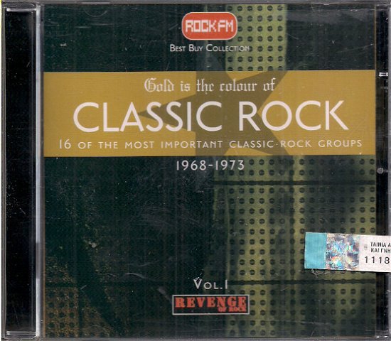 Cover for Gold Is The Colour Of Classic Rock · Gold is the Colour of Classic Rock-v/a (CD)