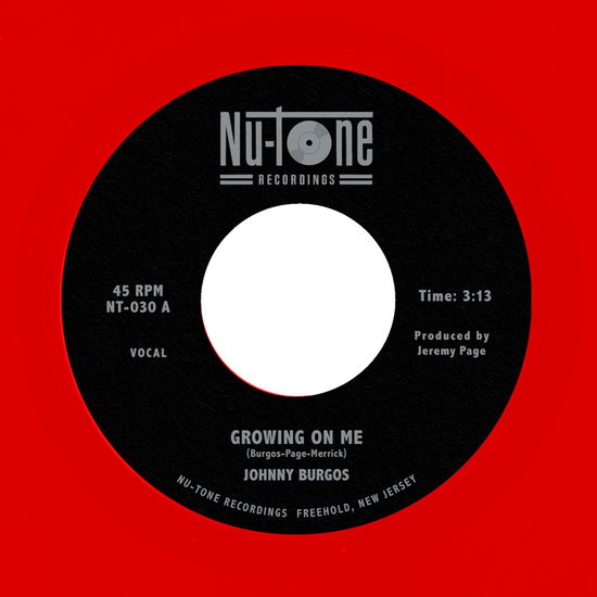 Cover for Johnny Burgos · Growing on Me / Ready 45 (7&quot;) (2025)