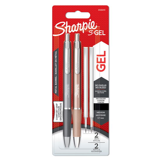 Cover for Sharpie · Sharpie Gelschreiber S-Gel 0,7mm 2er Set+2Minen Sc (ACCESSORY) (2024)