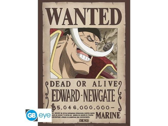 Cover for Abysse · ONE PIECE  - Poster «Wanted Whitebeard» (52x38) (Spielzeug)