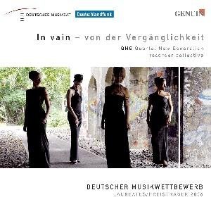 Cover for Hahne / Scheidt / Beeferman / Moravec / Bruckner · In Vain - Von Der Verganglichkeit: Qng Quartet (CD) (2009)