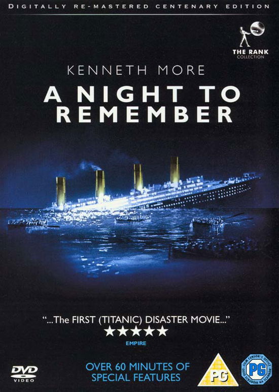 A Night To Remember - A Night to Remember Remastered - Elokuva - ITV - 5037115351432 - maanantai 19. maaliskuuta 2012