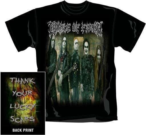 Cradle Of Filth: Lucky Scars (T-Shirt Unisex Tg. S) - Cradle of Filth - Merchandise - LOUD DISTRIBUTION - 5052905203432 - 17. desember 2012