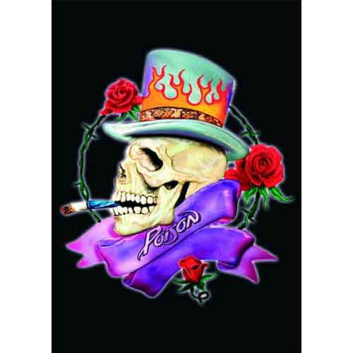 Poison Postcard: Skull (Standard) - Poison - Kirjat - Epic Rights - 5055295309432 - 