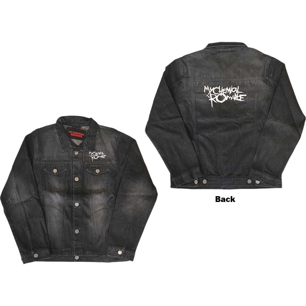 ASOS DESIGN Plus Oversized Denim Jacket With Back Print And Beading Wash,  $30 | Asos | Lookastic