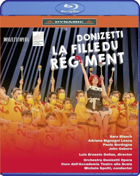 Cover for John Pritchard · La Fille Du Regiment (Blu-ray) (2022)