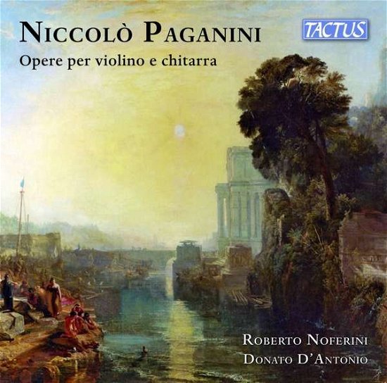 Cover for Noferini / Dantonio · Niccolo Paganini: Works For Violin And Guitar (CD) (2021)