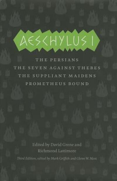 Aeschylus I - Aeschylus - Książki - The University of Chicago Press - 9780226311432 - 19 kwietnia 2013