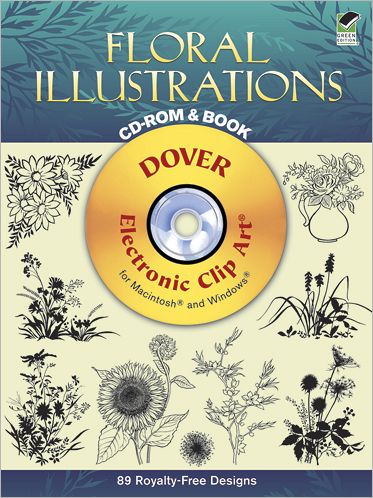 Floral Illustrations - Dover Electronic Clip Art - Dover - Książki - Dover Publications Inc. - 9780486999432 - 1 lutego 2000