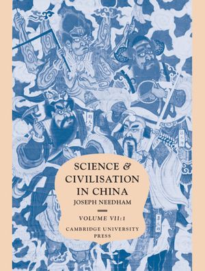 Cover for Joseph Needham · Science and Civilisation in China: Volume 7, The Social Background, Part 1, Language and Logic in Traditional China - Science and Civilisation in China (Hardcover Book) (1998)