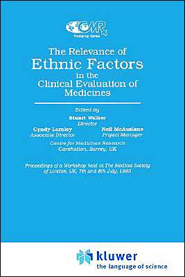 Cover for The Relevance of Ethnic Factors in the Clinical Evaluation of Medicines (Hardcover Book) (1994)