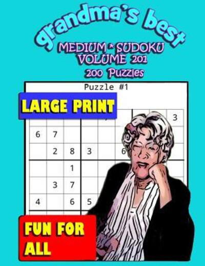 Cover for Erika Simmons · Grandma's Best Medium Sudoku (Paperback Book) (2019)