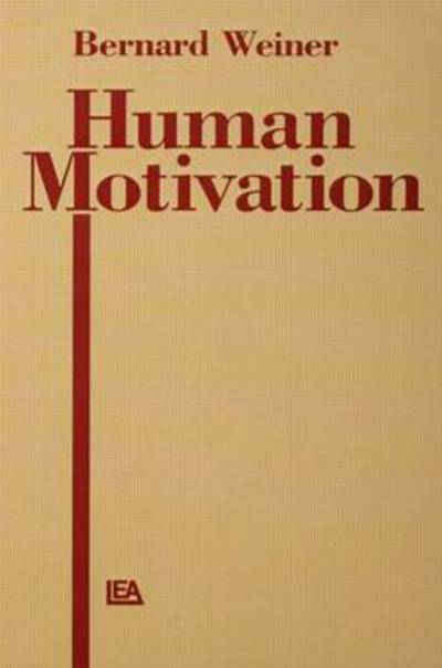 Cover for Bernard Weiner · Human Motivation (Taschenbuch) (2014)