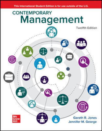 Cover for Gareth Jones · Contemporary Management ISE (Pocketbok) (2021)